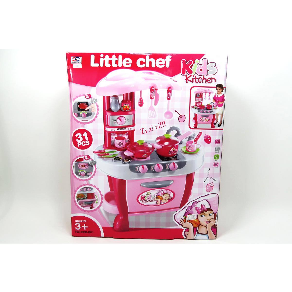 Little chef Kids Kitchen

31 PCS

Zi zi zi!!!

ages for 3+

NO.008-801