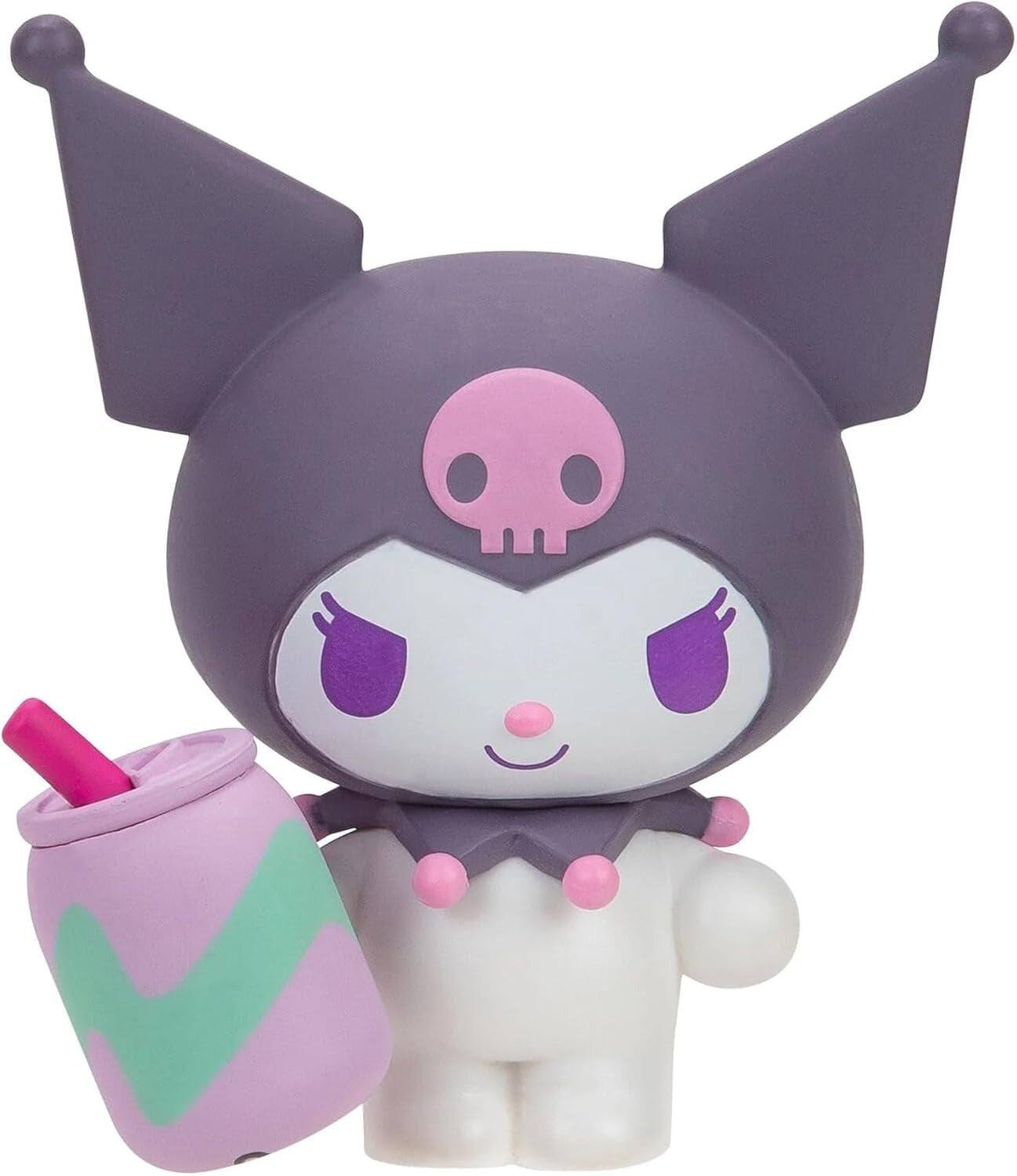 Alt View 2. Jazwares - Hello Kitty and Friends: Sweet and Salty Series 1 - Kuromi and My Melody Figure 2 Pack.