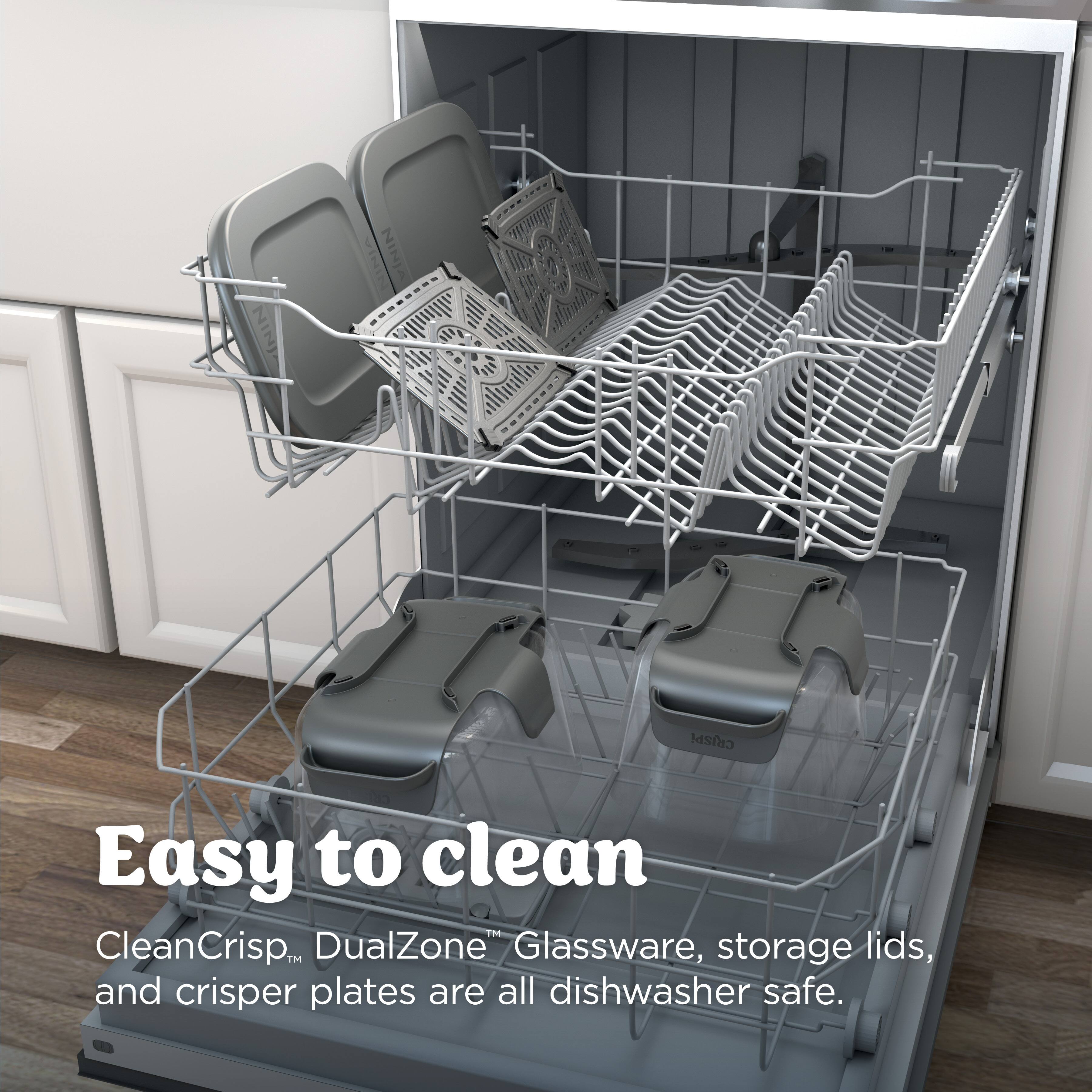 Easy to clean

CleanCrisp™ DualZone™ Glassware, storage lids, and crisper plates are all dishwasher safe.