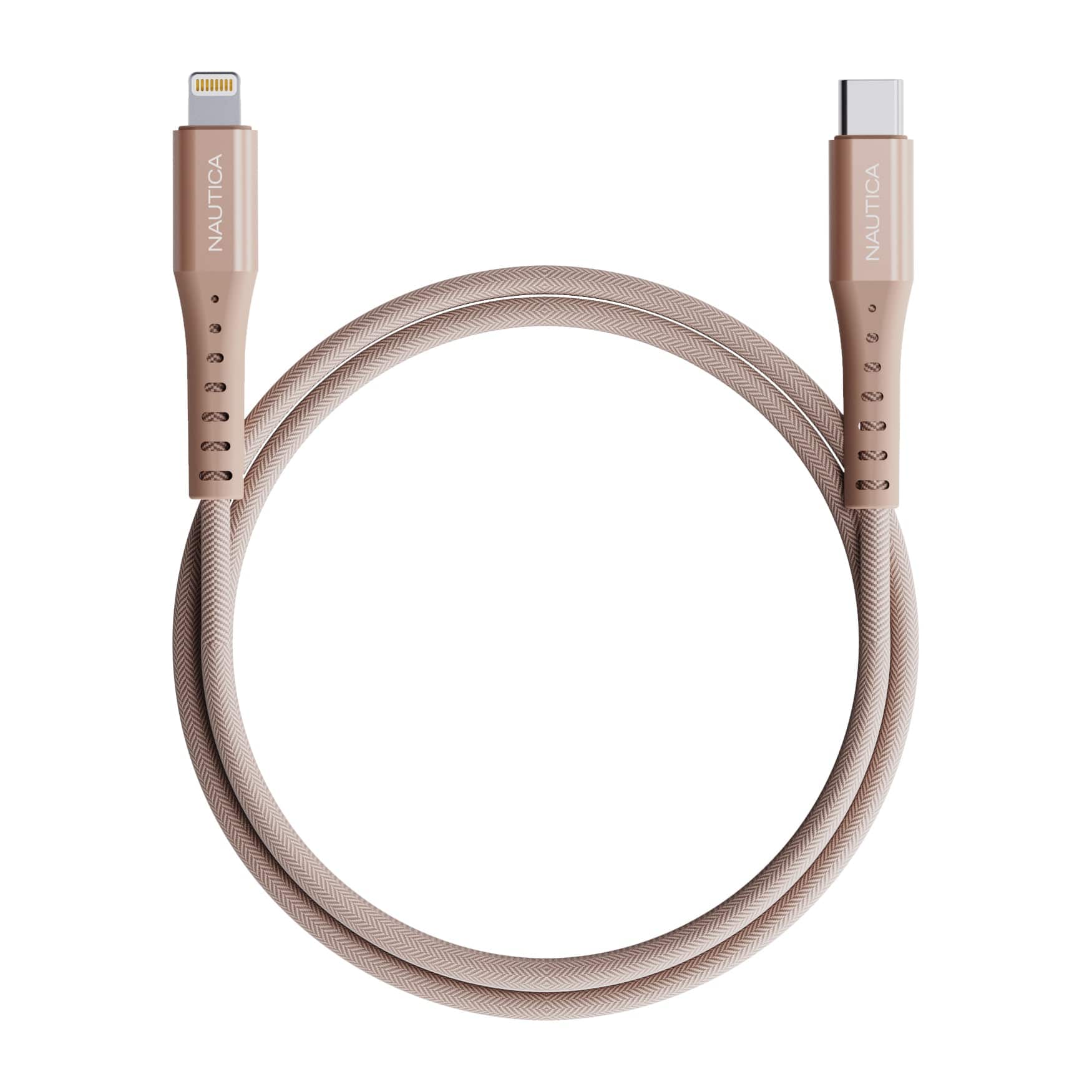 Nautica - USB-C To Lightning Cable - Mfi Certified Urban CB305 ( 4 Ft - Nude
