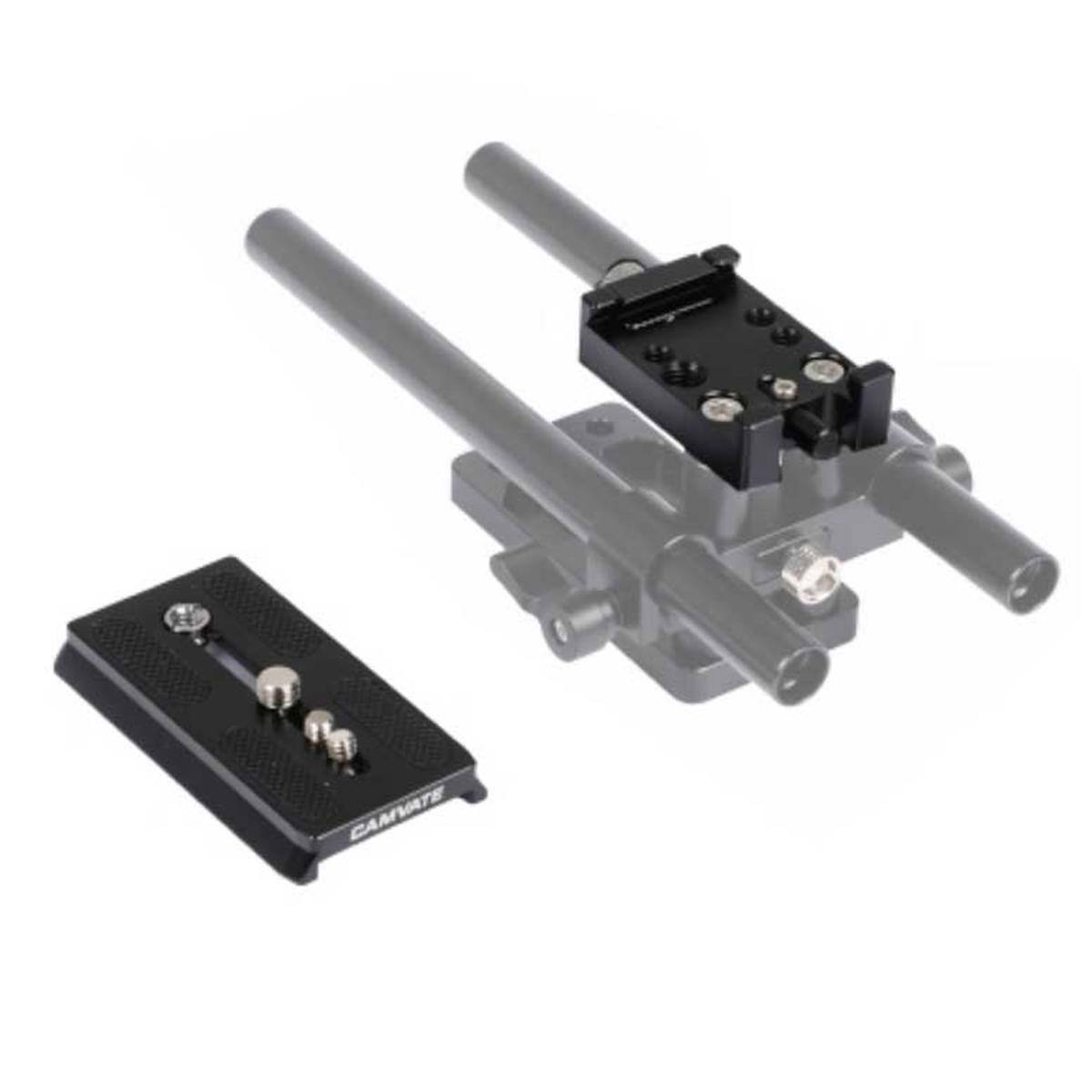 Alt View 1. CAMVATE - CAMVATE Manfrotto Quick Release Plate Assembly with Sliding Plate.