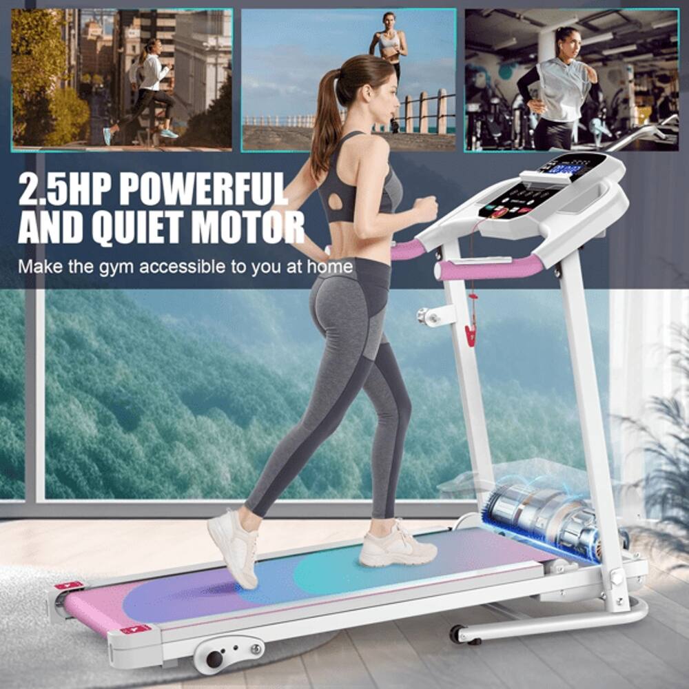 2.5HP POWERFUL AND QUIET MOTOR  
Make the gym accessible to you at home
