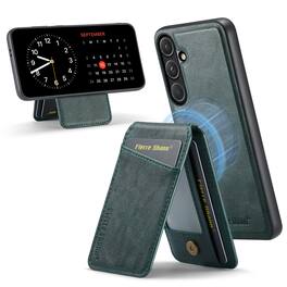 Dteck - Detachable Magnetic Wallet Case For Samsung Galaxy S26 Shockproof Leather RFID Blocking Flip Kickstand Cover - Green