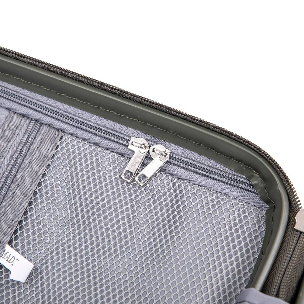 Alt View 9. Ropilly - Ropilly 4 Piece Luggage Set Hardside Spinner Luggage with Cosmetic Case Green - Green.