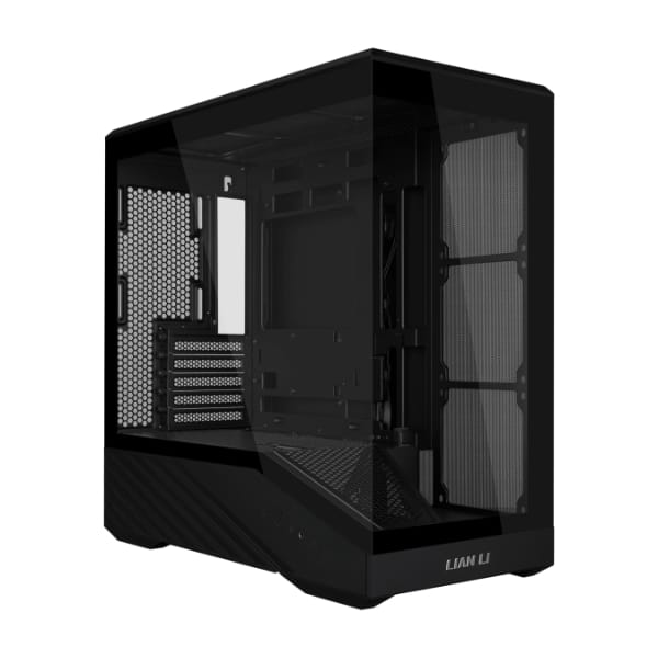 Lian Li - Vector V100 MINI Micro-ATX Compact PC Case, Panoramic Tempered Glass, 415mm GPUs, 360mm Radiator-V100MIX - Black