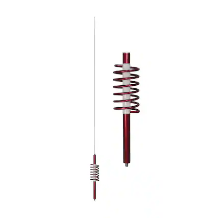 Front. Tram - Tram WC-6-R WC-6 2,000-Watt WILDCAT Trucker CB Antenna with 6-In. Anodized Aluminum Shaft with Extremely Low SWR - Red.