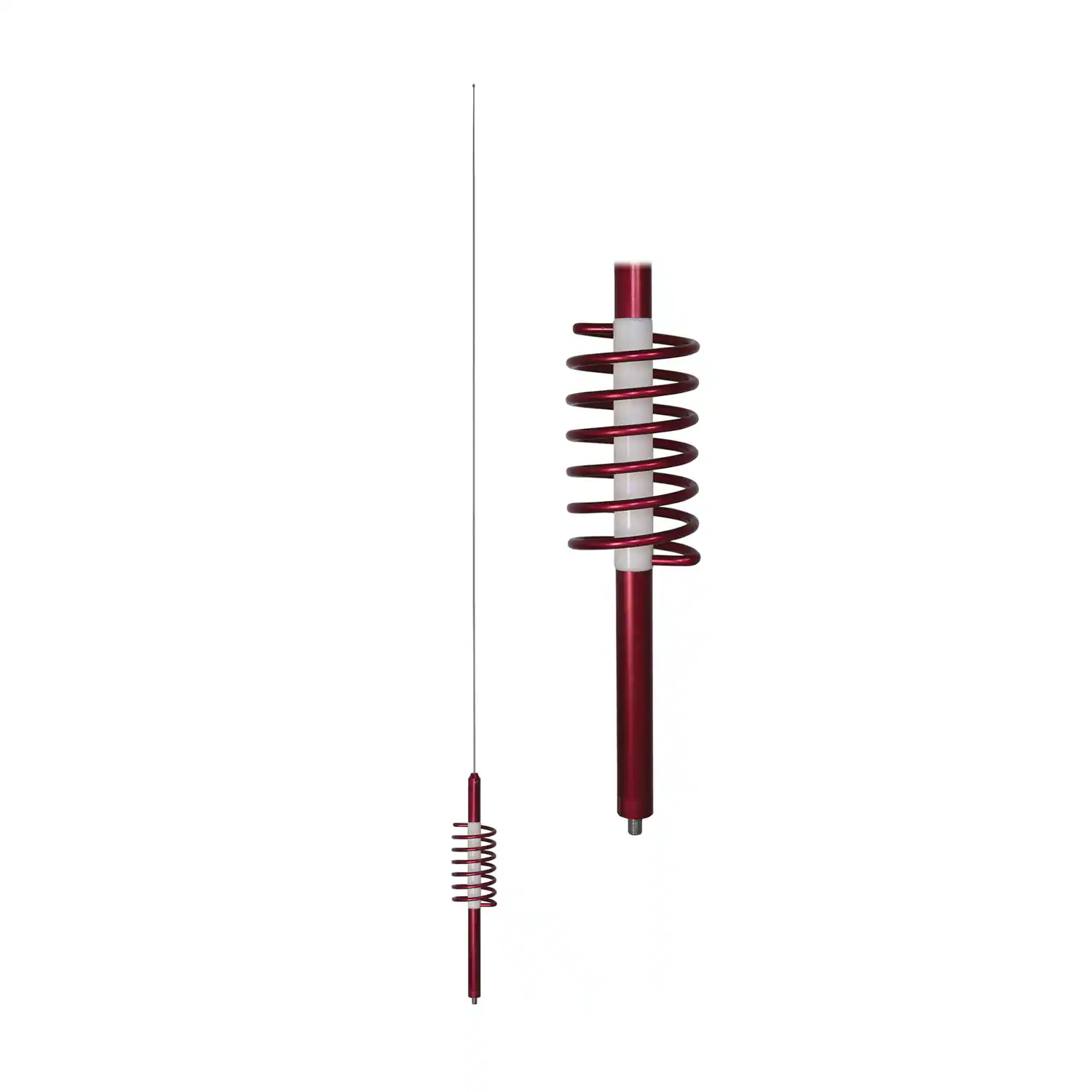 Front. Tram - Tram WC-6-R WC-6 2,000-Watt WILDCAT Trucker CB Antenna with 6-In. Anodized Aluminum Shaft with Extremely Low SWR - Red.