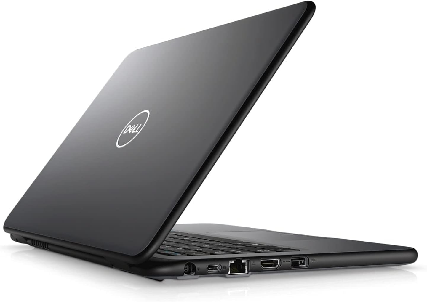 Left. Dell - Dell Latitude 3310 13.3 Inch 1920 x 1080 Touch Screen Laptop, Core i5-8265U, 16GB RAM, 512GB SSD, HDMI, Windows 11 Pro - Black.