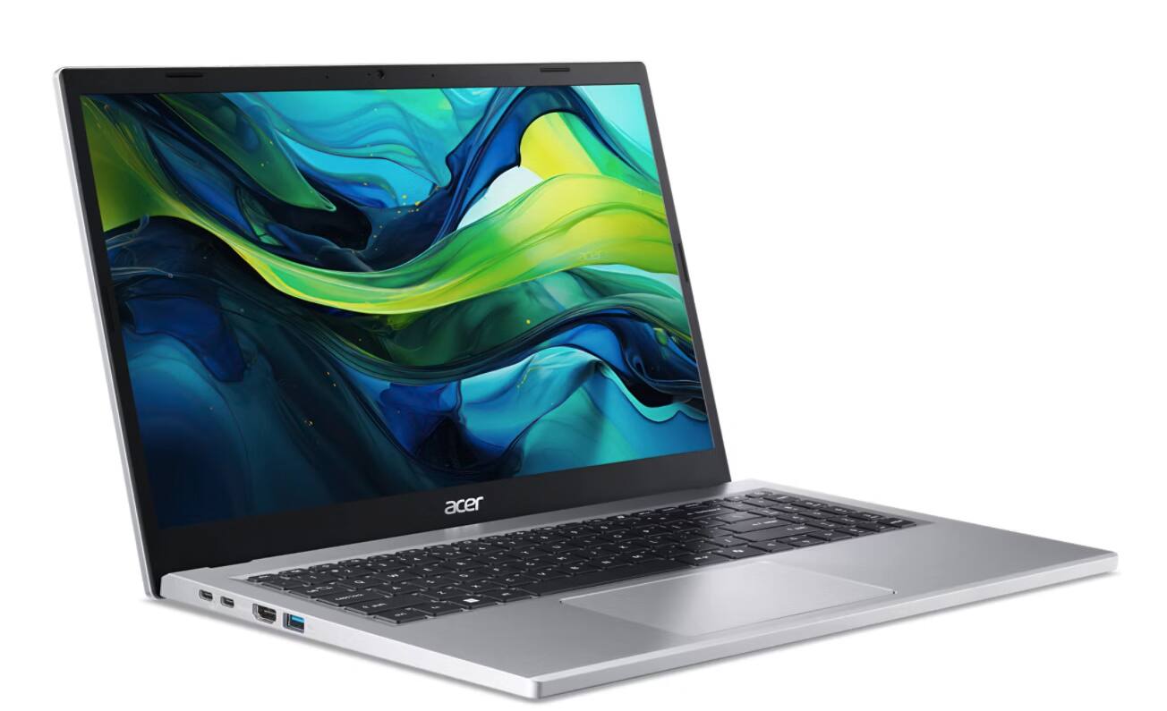 Left. Acer - 15.6" Aspire Go 15 Laptop 1920x1080 Ryzen 3 7320U 8GB 256GB SSD Radeon Graphics AG15-21PT.