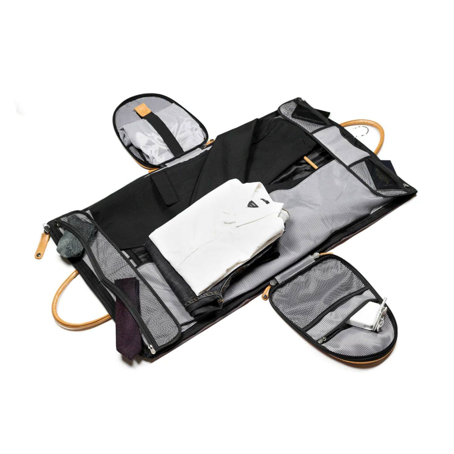 Alt View 6. PKG - Rosedale Duffel Garment Bag - Navy.