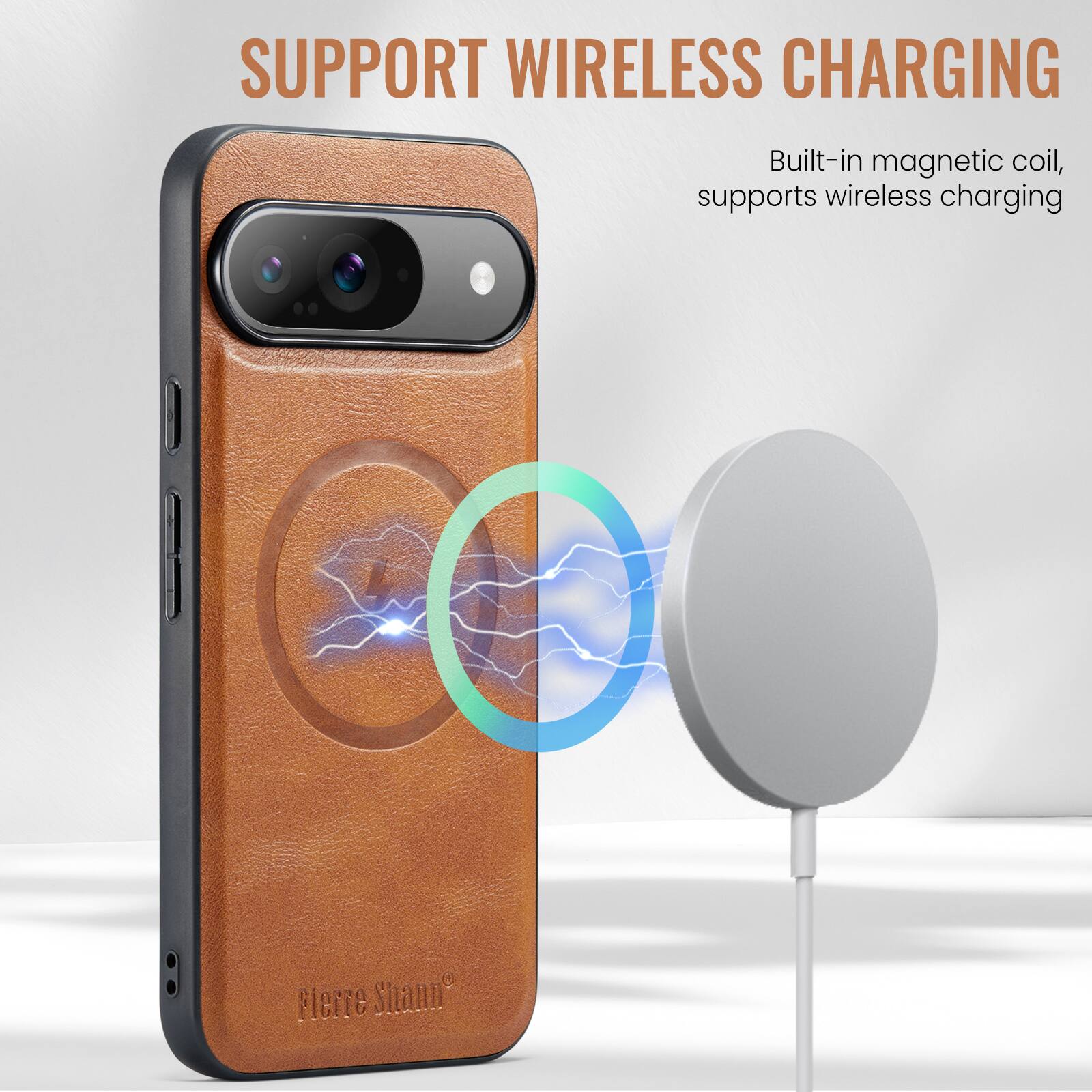 SUPPORT WIRELESS CHARGING

Built-in magnetic coil, supports wireless charging

Pierre Shann