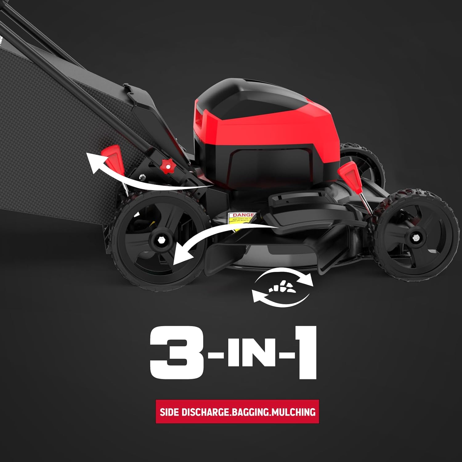 DANGI 3-IN-1 SIDE DISCHARGE, BAGGING, MULCHING