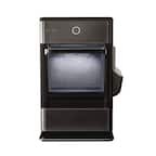Front. GE Profile - Opal Nugget Ice Maker with Rapid Ice Production - Black Stainless Steel.