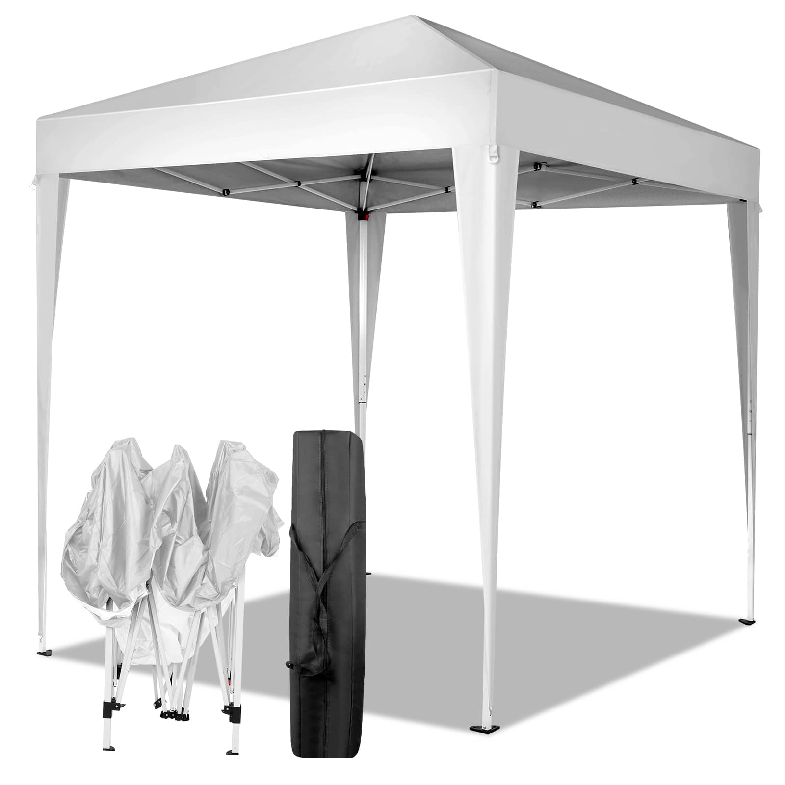 Winado - 6.5x6.5 Pop Up Canopy Tent, Outdoor Foldable Portable Canopy for Camping, Patio, Parties, EZ Up Gazebo with Carry Bag