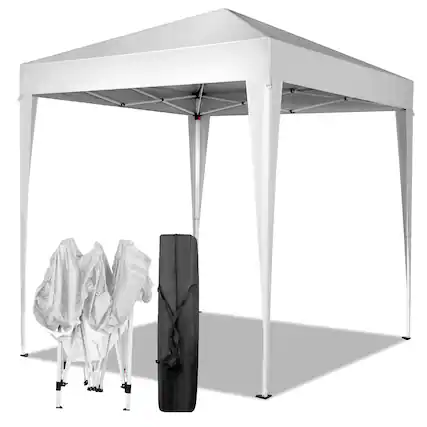 Front. Winado - 6.5x6.5 Pop Up Canopy Tent, Outdoor Foldable Portable Canopy for Camping, Patio, Parties, EZ Up Gazebo with Carry Bag.
