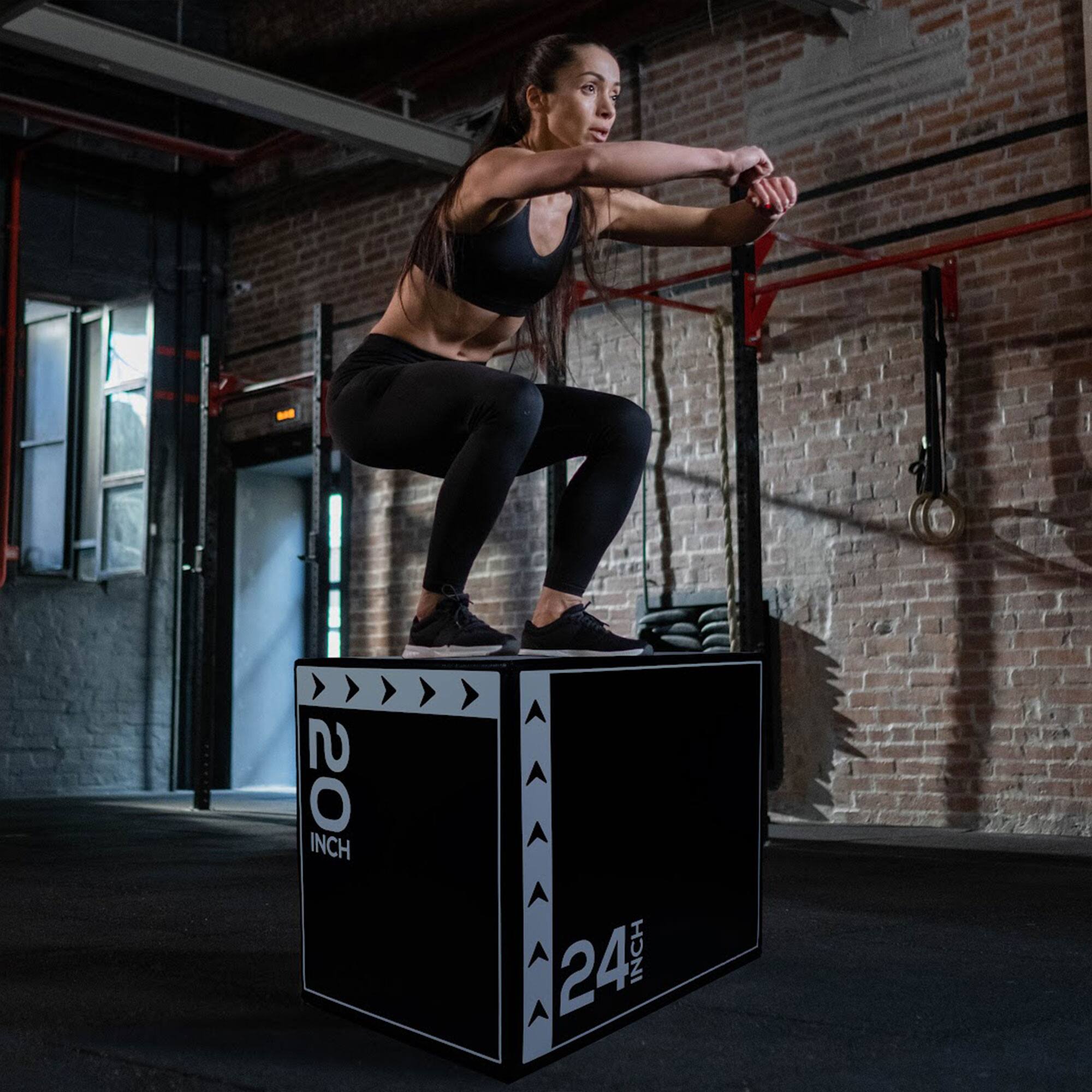BalanceFrom Fitness 60 Pound Versatile 3 in 1 Plyometric Jumping