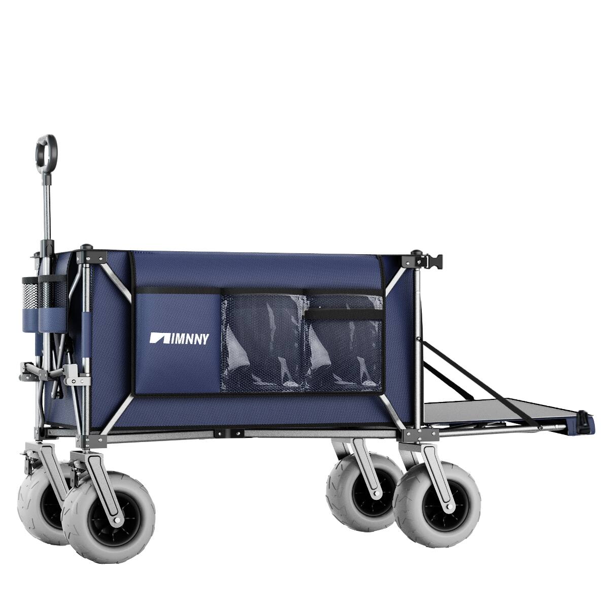 Alt View 3. Loheer - Loheer 300L Beach Wagon, 500 lb Heavy Duty Beach Cart with Expandable Tailgate and All Terrain Wheels.