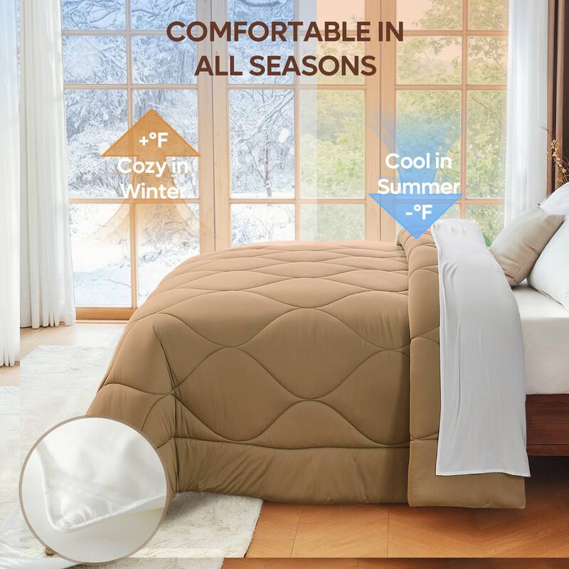 COMFORTABLE IN ALL SEASONS

+°F Cozy in Winter

-°F Cool in Summer