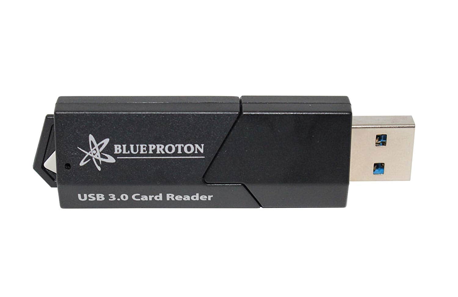 BlueProton - USB 3.0 Multi-Card Reader: Ultimate Portable Data Companion (Black)
