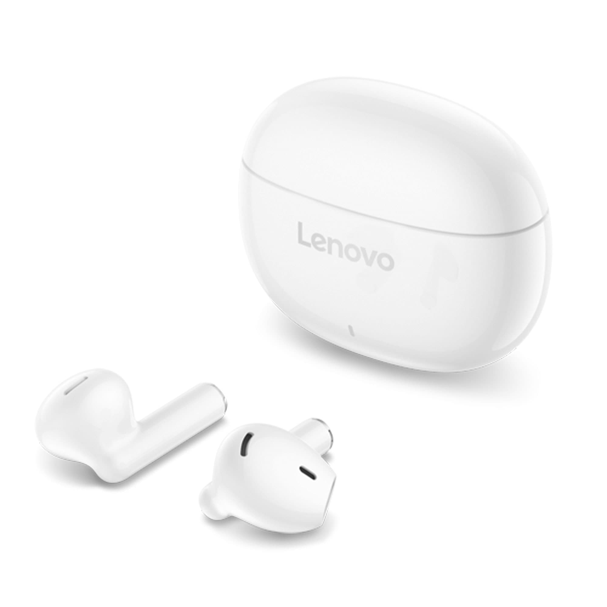 Alt View 10. Lenovo - Lenovo E310 True Wireless Stereo Earbuds Standalone-White - Stereo - True Wireless - Bluetooth - 32.8 ft - 32 Ohm - 50 - White.