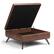 Alt View 11. Simpli Home - Owen XL Square Coffee Table Storage Ottoman - Distressed Saddle Brown.