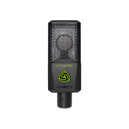 Front. Lewitt Audio - LCT 240 PRO XLR Microphone - Black.
