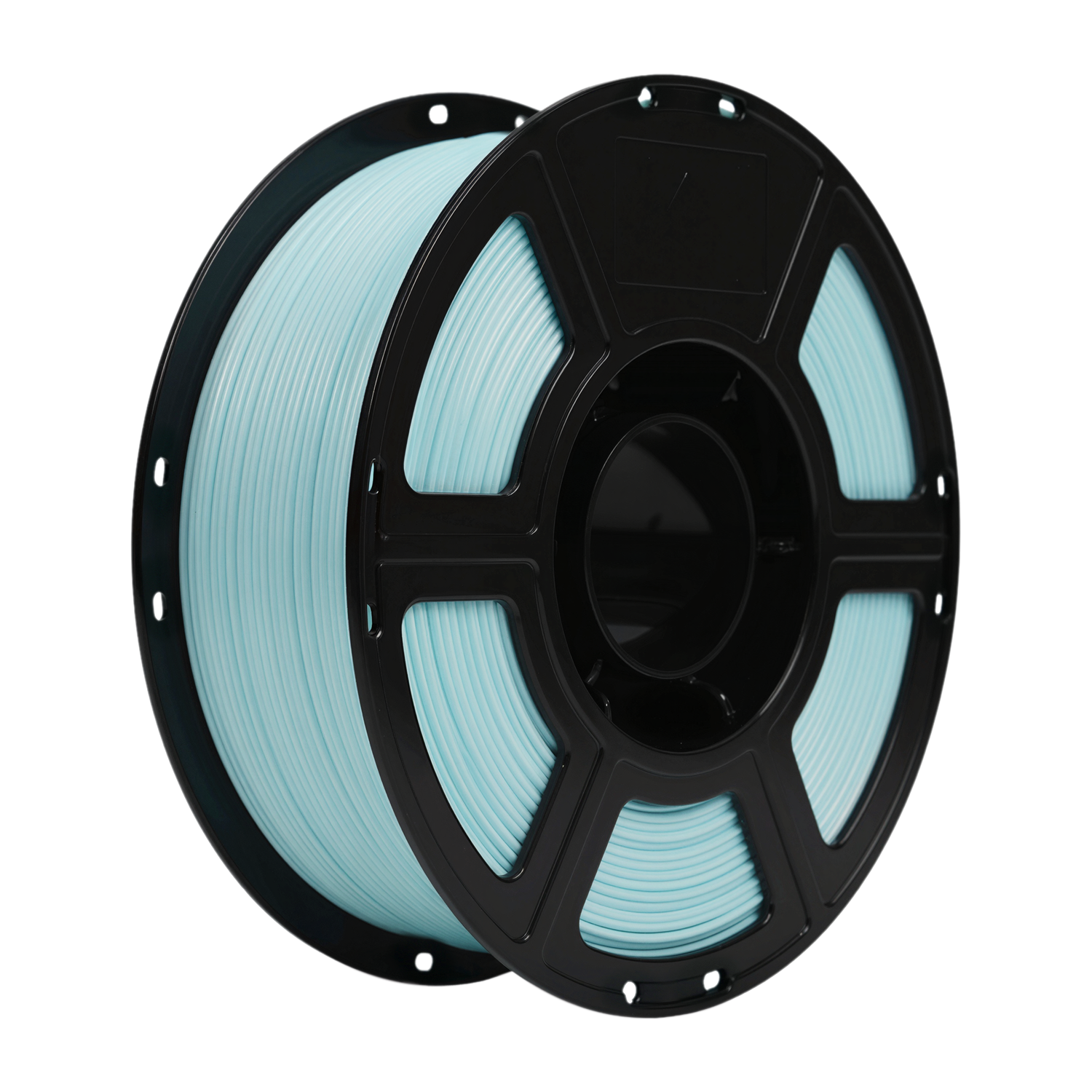 Alt View 6. Flashforge - PLA Silk+ 3D Printer Filament-1.75mm-1kg (2.2 lbs) Spool - Milky Blue.