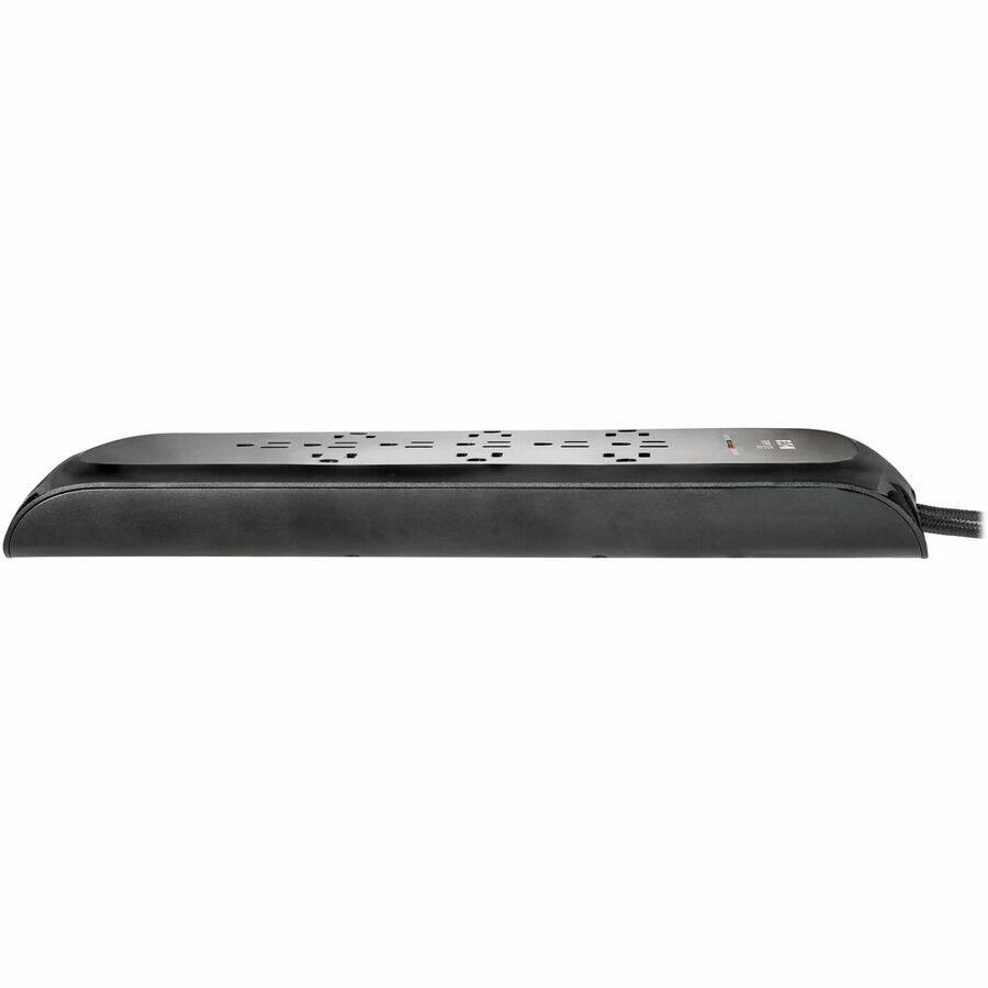 Alt View 1. Tripp Lite - Tripp Lite series Protect It! TLP128DB 12-Outlets Surge Suppressor/Protector - Household Electronic, Computer, Printer - Black.