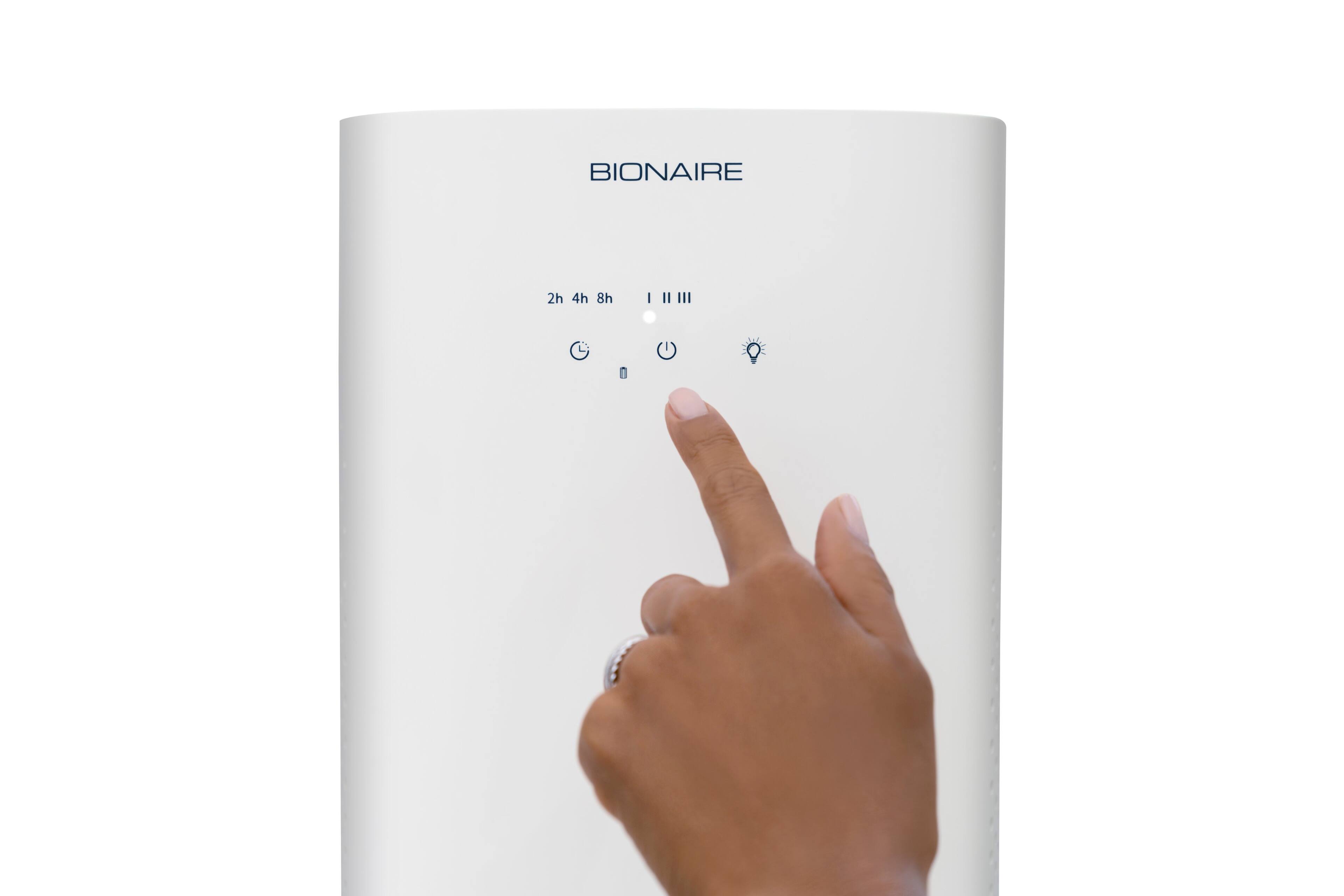 Alt View 12. Bionaire - Bionaire 360 Air Purifier - White.