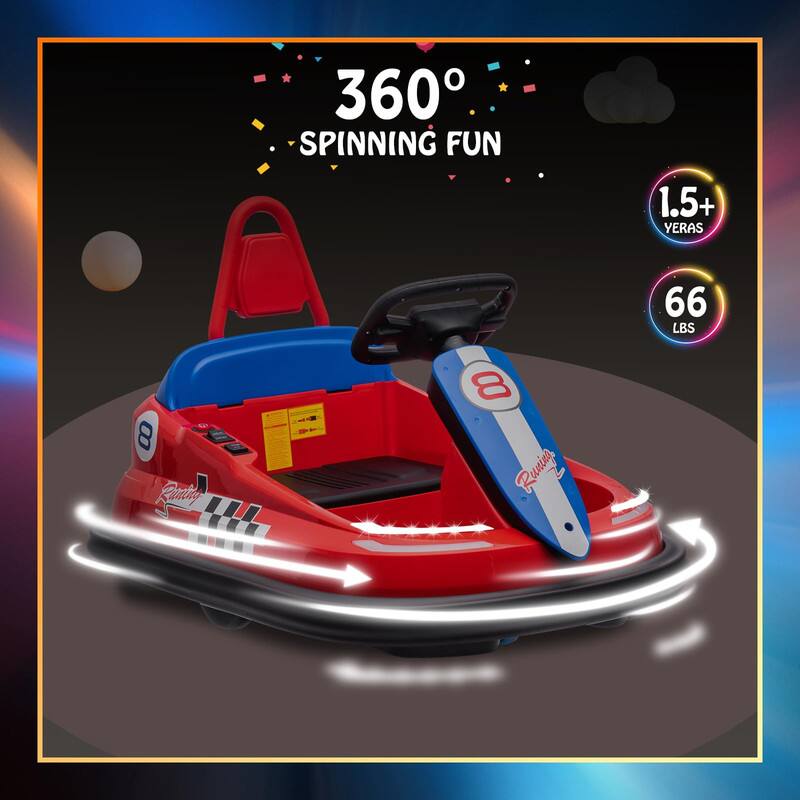 360° SPINNING FUN

1.5+ YEARS

66 LBS