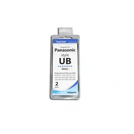 Everclean
Panasonic style UB Belts
Replacement Vacuum Belt
MC5111 11 5116 5120 5121 5131 S150 S155 5220 5230 5250 5255 5510 5995 68 IS 6855 6915 6955
2 belts