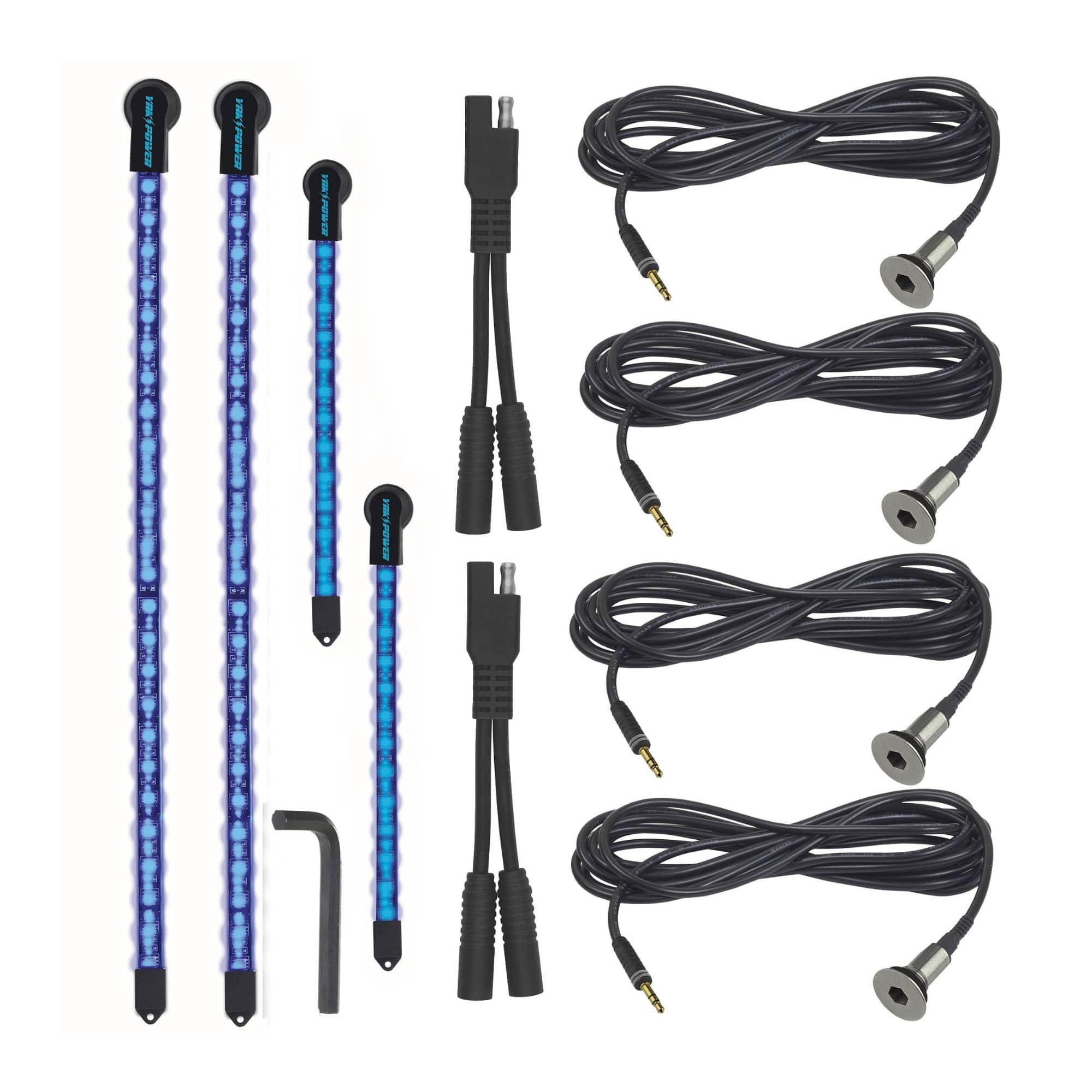 Yak-Power - Complete LED Light Kit (4-Piece, Blue)
