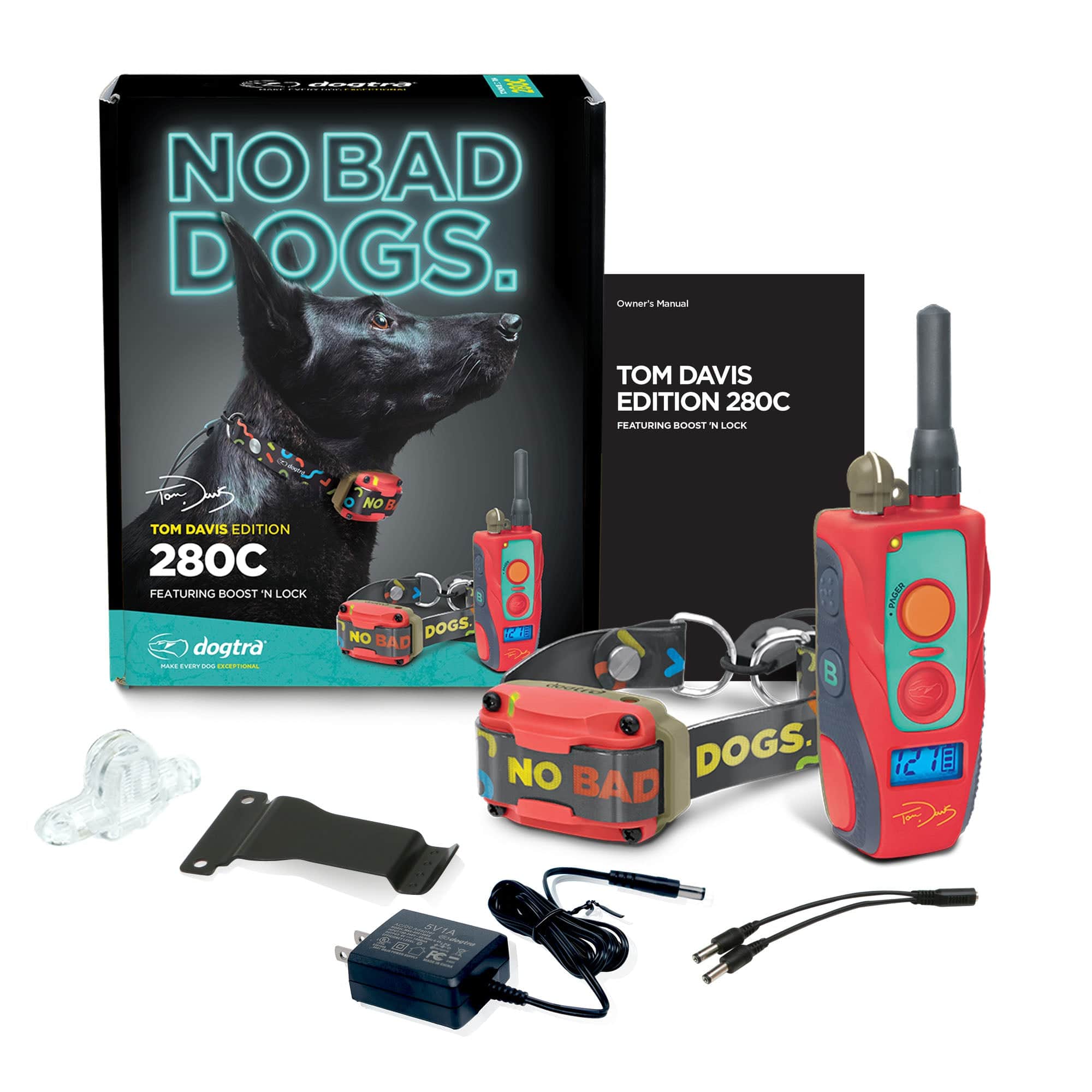 Dogtra - Tom Davis 280C E-Collar - Boost & Lock, Waterproof, 1/2-Mile Range - Red/Teal price history on PriceWatchPro