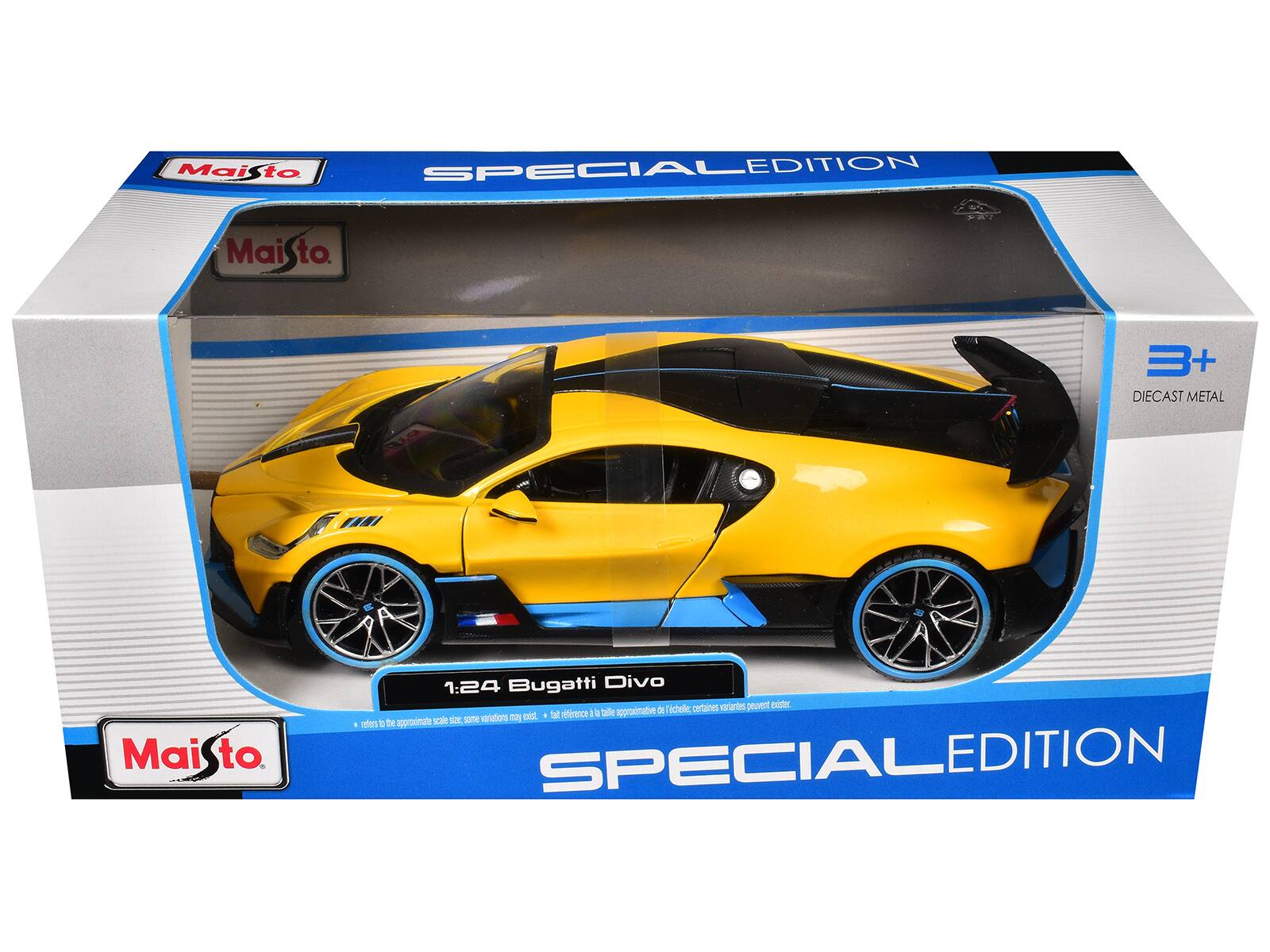 Maisto SPECIALEDITION EDITION 3+ DIECAST METAL 1:24 Bugatti Divo certaines variations peuvent être différentes de l'image.