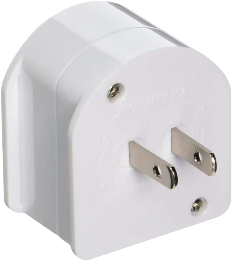 Ceptics - South Africa to USA/Australia Plug Adapter – Type M to Type A/I Converter – Dual Voltage Charger Support - White price history on PriceWatchPro