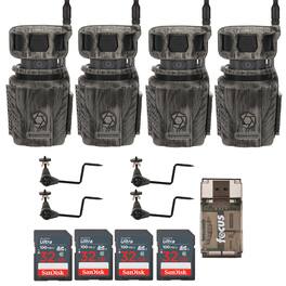 Stealth Cam - Revolver 36MP 360 Degree Cellular Trail Camera Bundle
