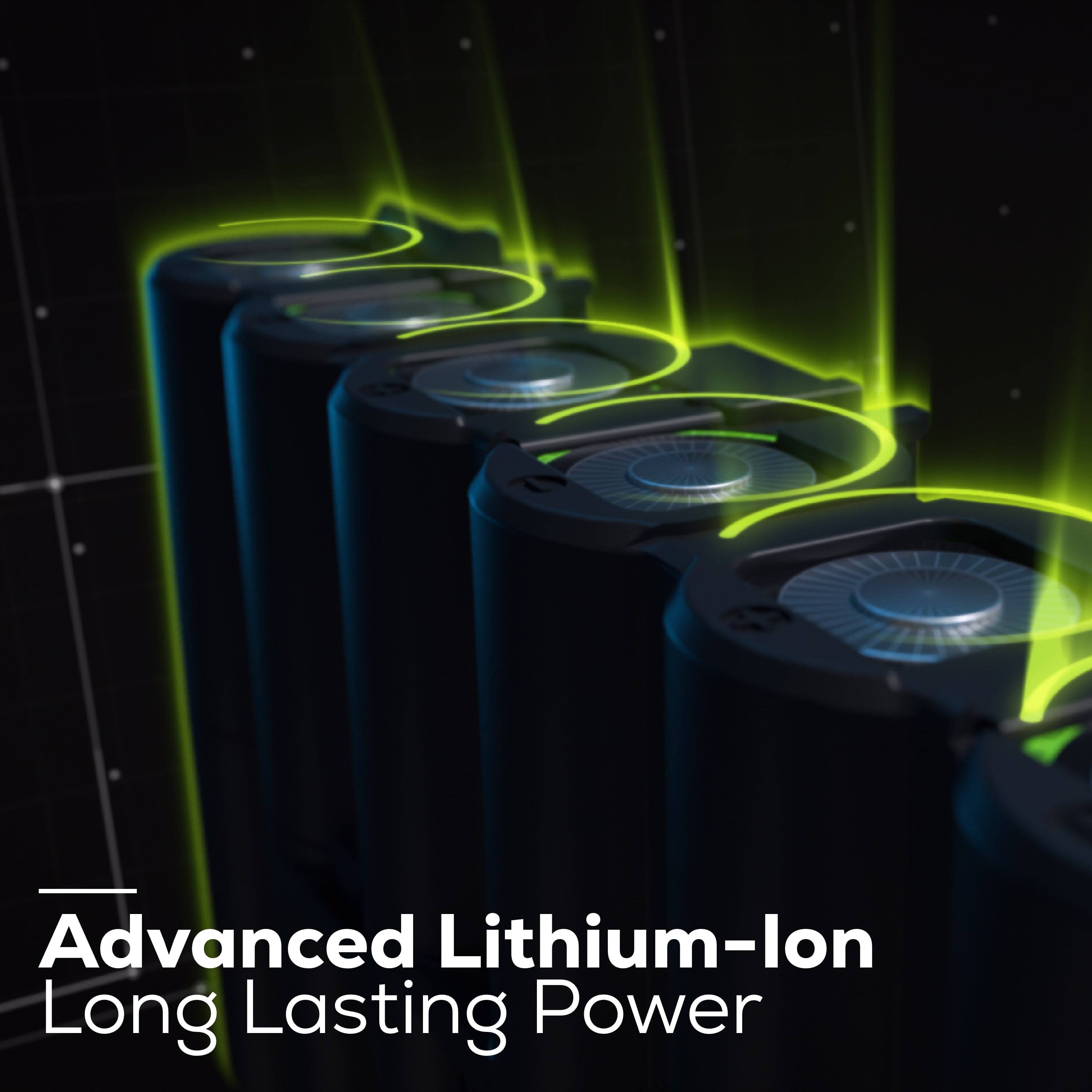 Advanced Lithium-Ion  
Long Lasting Power
