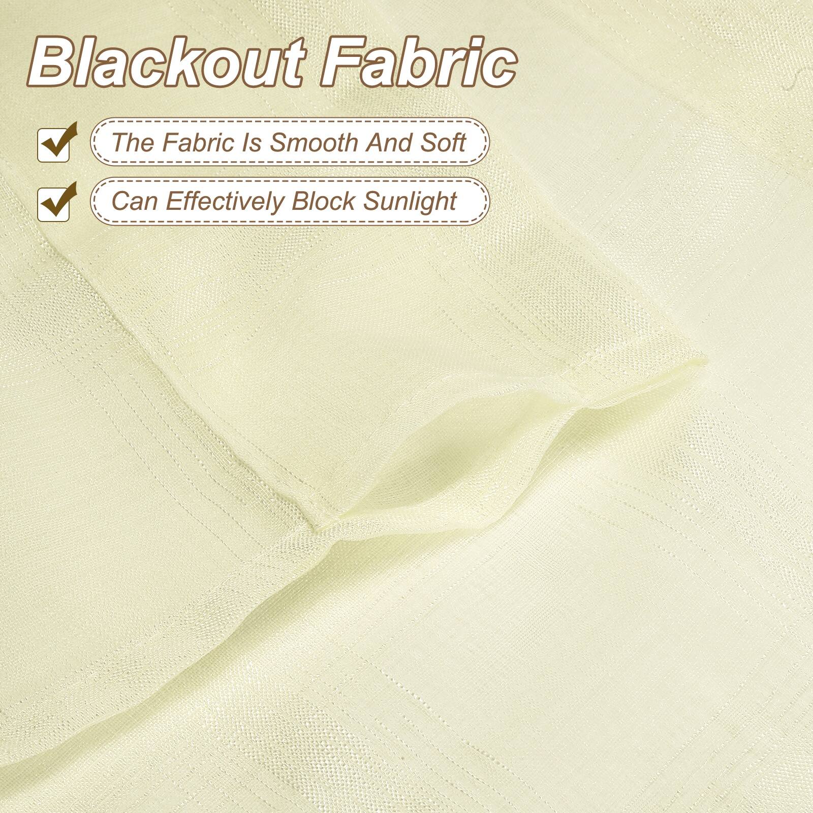 Blackout Fabric

- The Fabric Is Smooth And Soft
- Can Effectively Block Sunlight