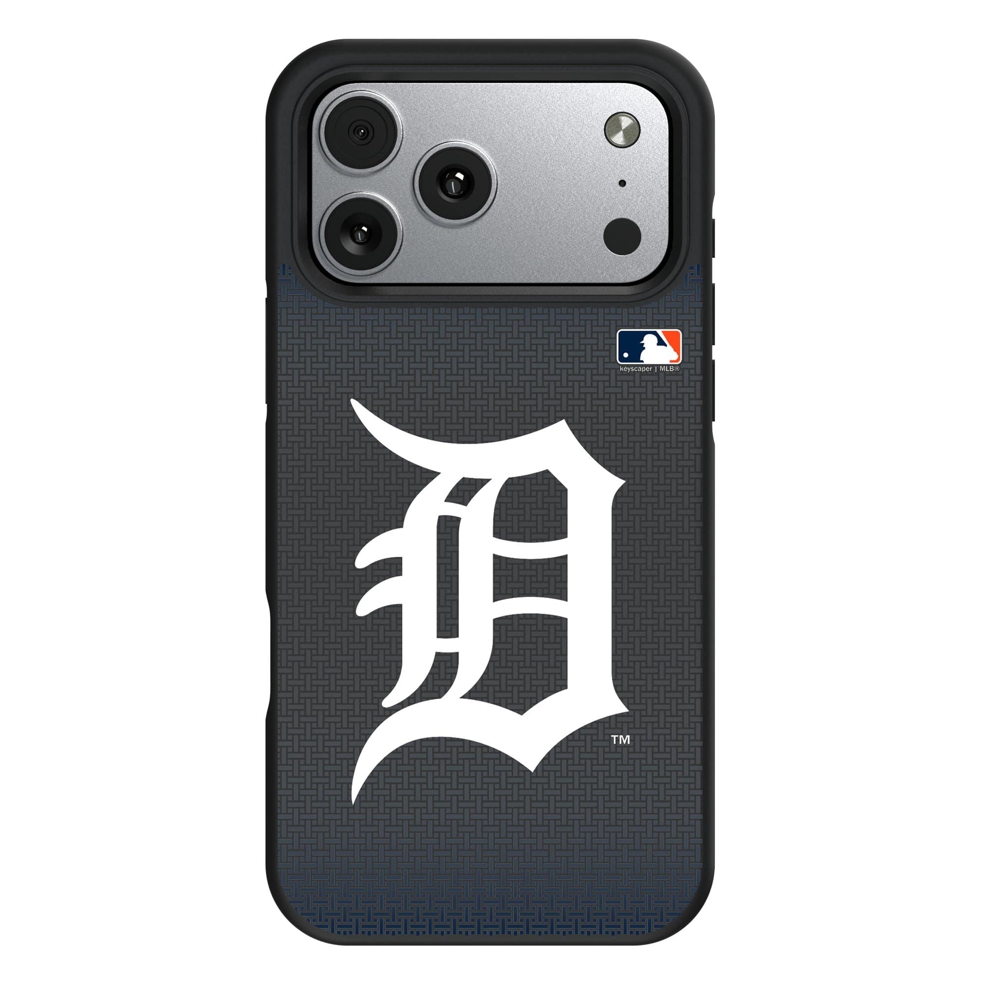 Keyscaper - MLB - Detroit Tigers Bump Case with 8.2ft Drop Protection - 13 Pro Max - Black