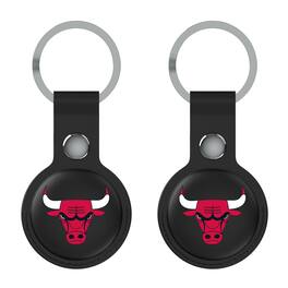 Keyscaper - Chicago Bulls Two-Pack AirTag Holders - Black