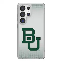 Keyscaper - NCAA - Baylor Bears Linen Logo Galaxy Clear Case - S25 - Multicolor