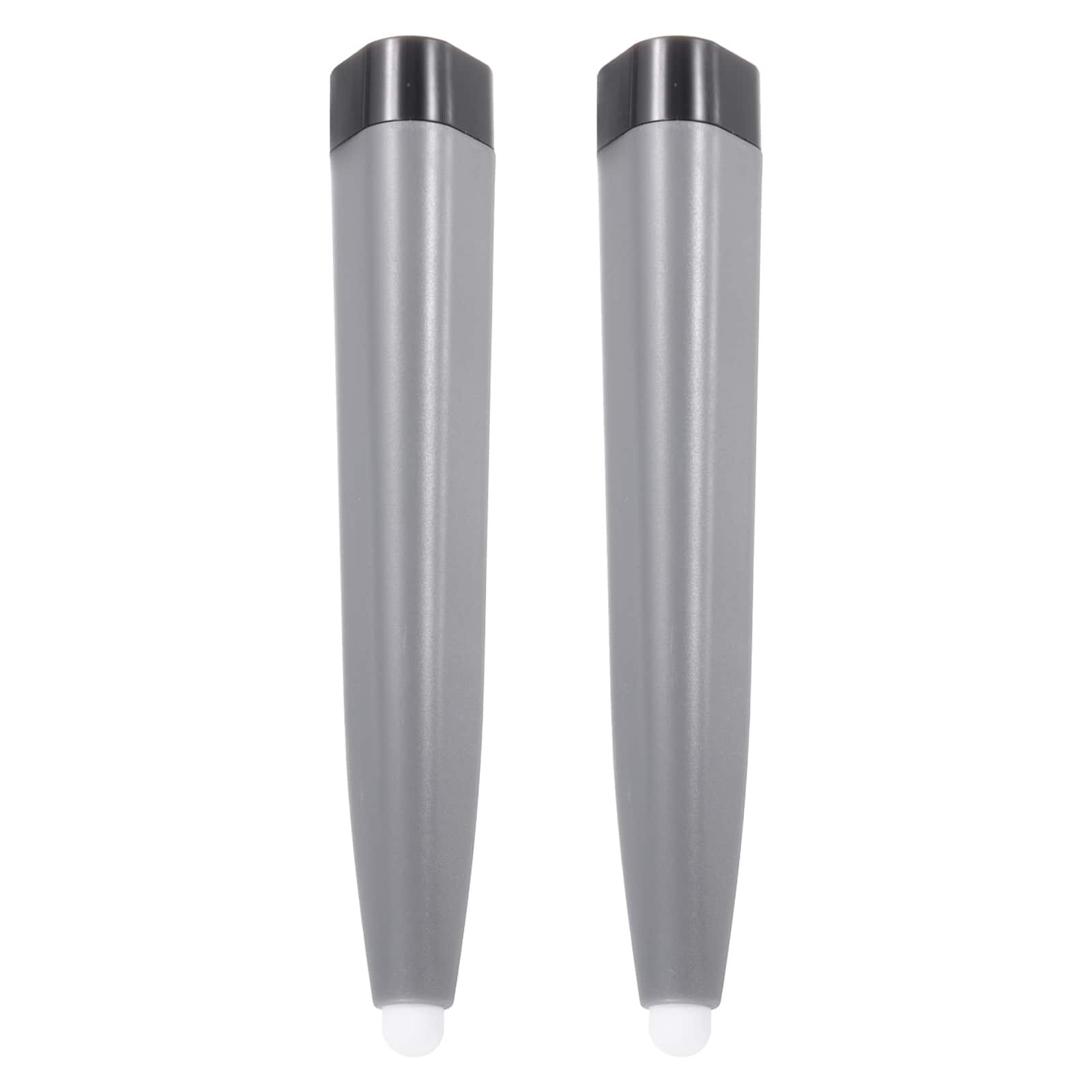 Unique Bargains - 2pcs Touch Infrared Screen Pen Whiteboard Optical Stylus Pens for Education Electronic Whiteboard Presentations - Grey & Black