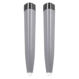 Unique Bargains - 2pcs Touch Infrared Screen Pen Whiteboard Optical Stylus Pens for Education Electronic Whiteboard Presentations - Grey & Black