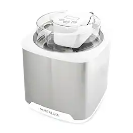 Nostalgia - 2-qt. Digital Ice Cream Maker - White