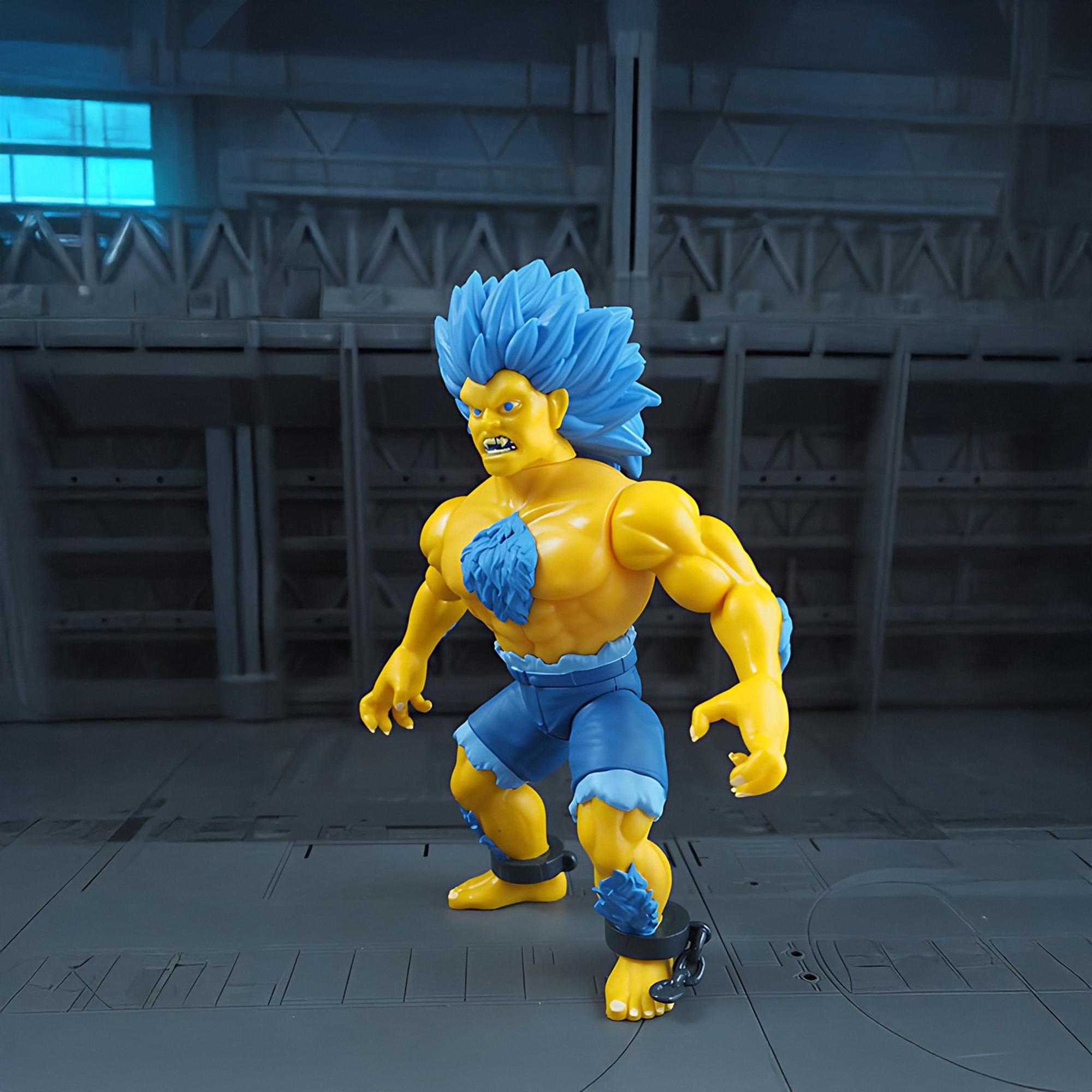 Alt View 2. Funko - Savage World Street Fighter Funko Vinyl Figure | Blanka Yellow (Chase Figure) - Yellow.