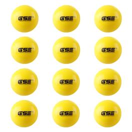 GSE Games & Sports Expert - 12-Pack 3" Weighted Baseballs,Weighted Softballs,Training Baseballs for All Skill Levels.(/12oz) - Yellow