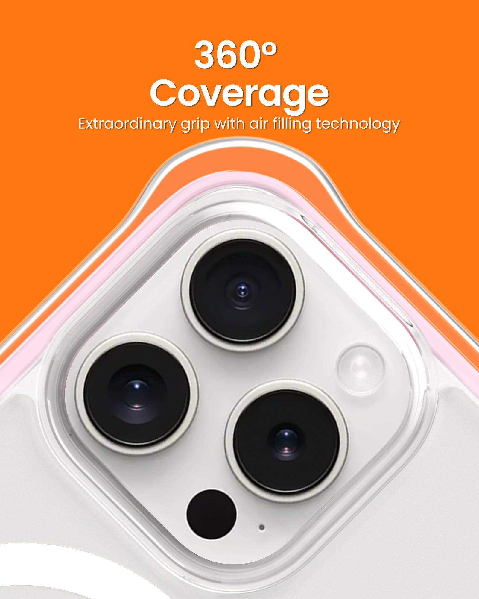 360° Coverage Extraordinary grip with air filling technology