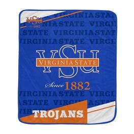 Pegasus - Virginia State Trojans 50" x 60" Diagonal Ghost Ultra Soft Blanket - Multicolor