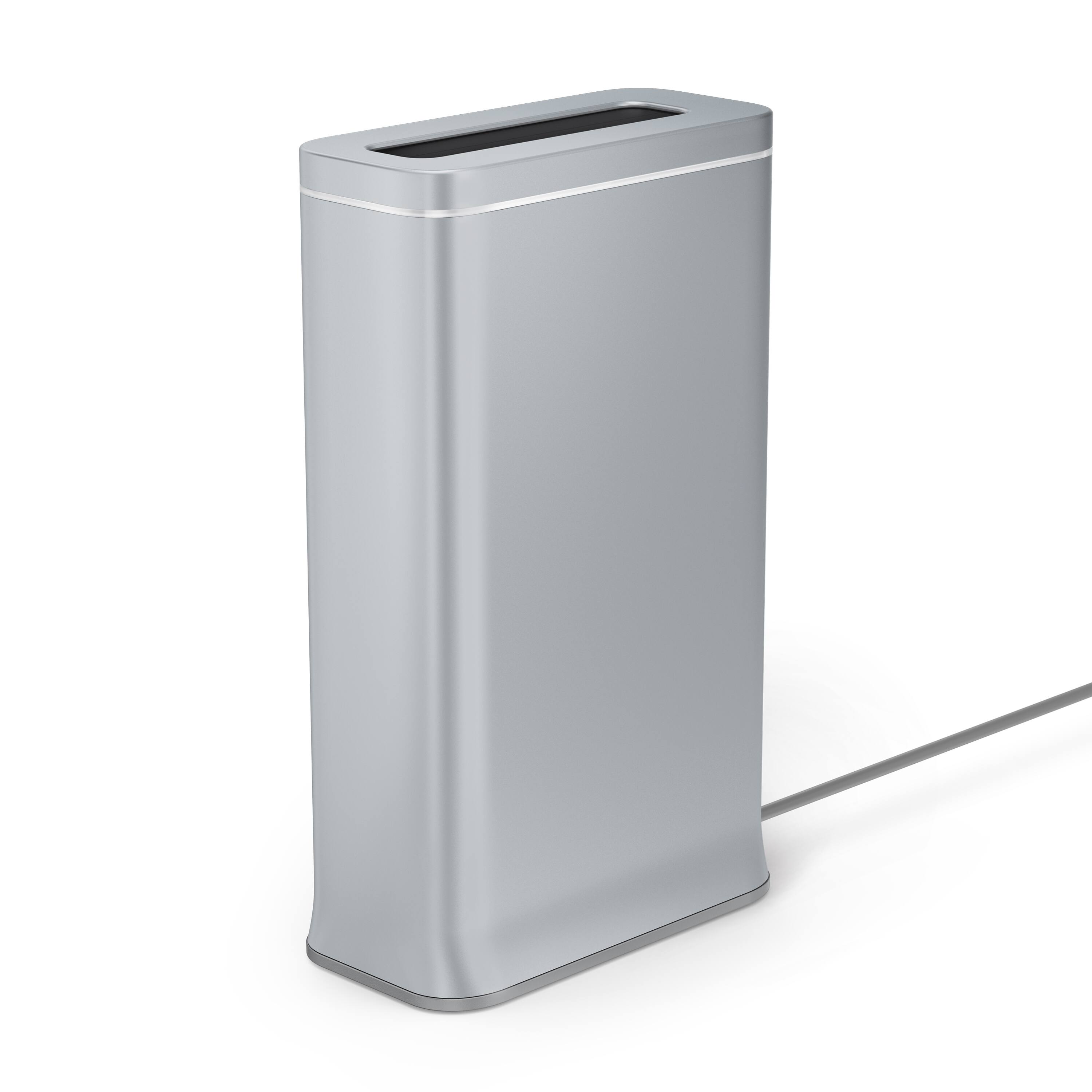 Alt View 3. simplehuman - cleanstation, matte silver stainless steel - Matte Silver.