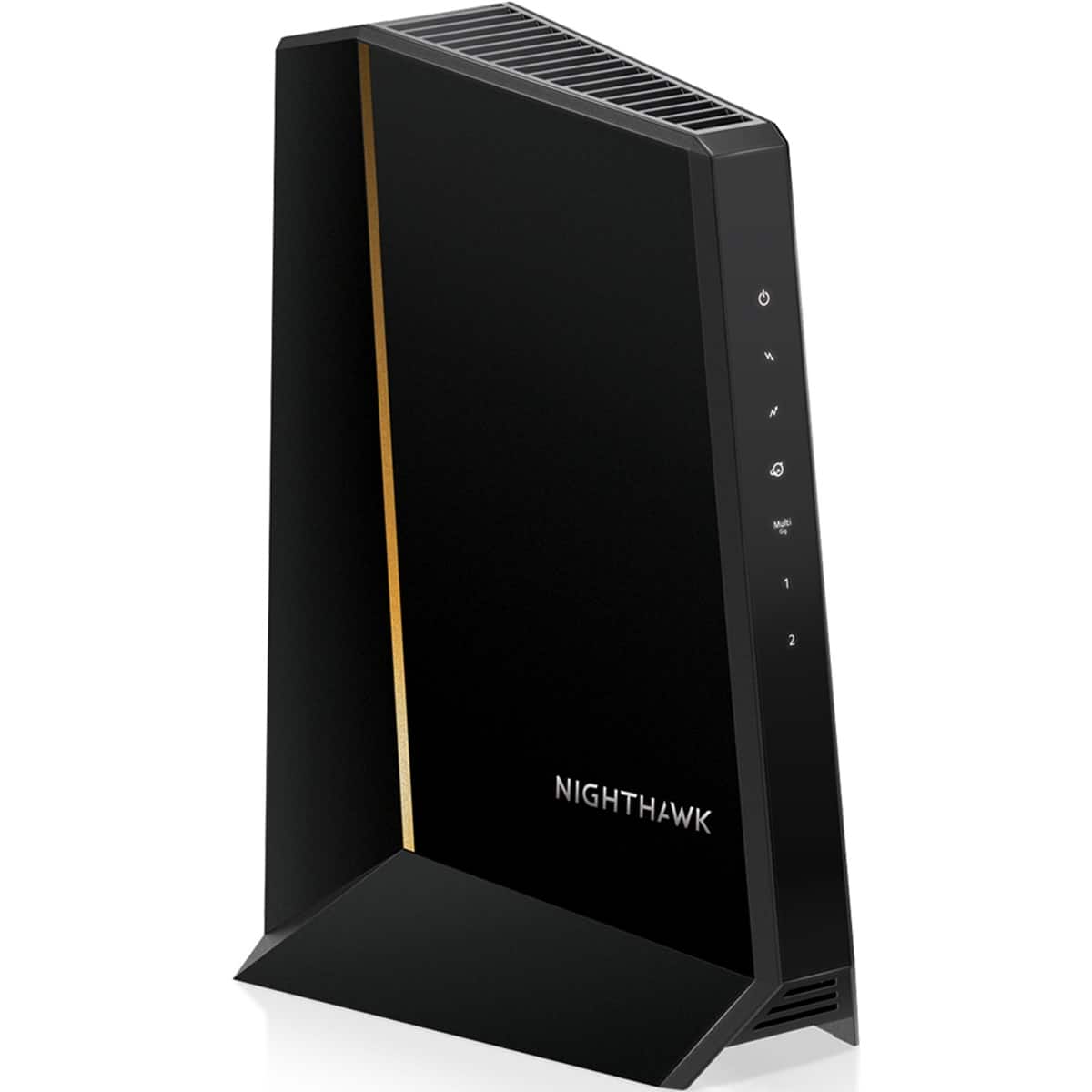 NETGEAR - Nighthawk Mid/High-Split DOCSIS 3.1 Cable Modem - Black - Front_Zoom